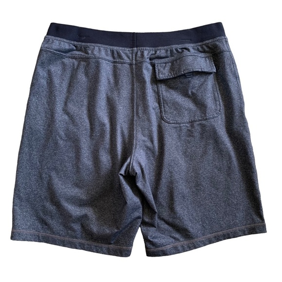 Prana Mens Breathe Shorts Size XL In Charcoal Gray - Picture 9 of 9